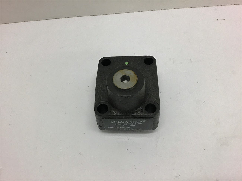 Vickers F3 C5G 805 Check Valve 5 PSI