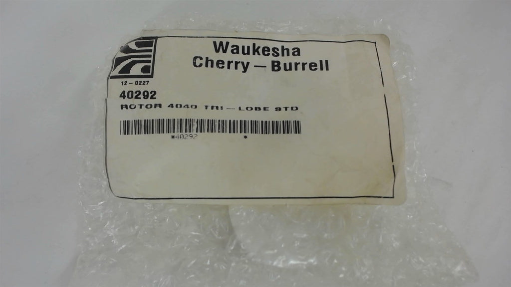 Waukesha Cherry-Burrell, 40292, Rotor 4040 Tri-Lobe Std