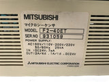 Mitsubishi F2-40ET Power Supply Ext Unit AC 100V/110V 25VA