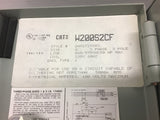 Westinghouse W200S2CF Nema size 2 3 Pole Enclosed Starter 460 v @ 50 HP 120 V