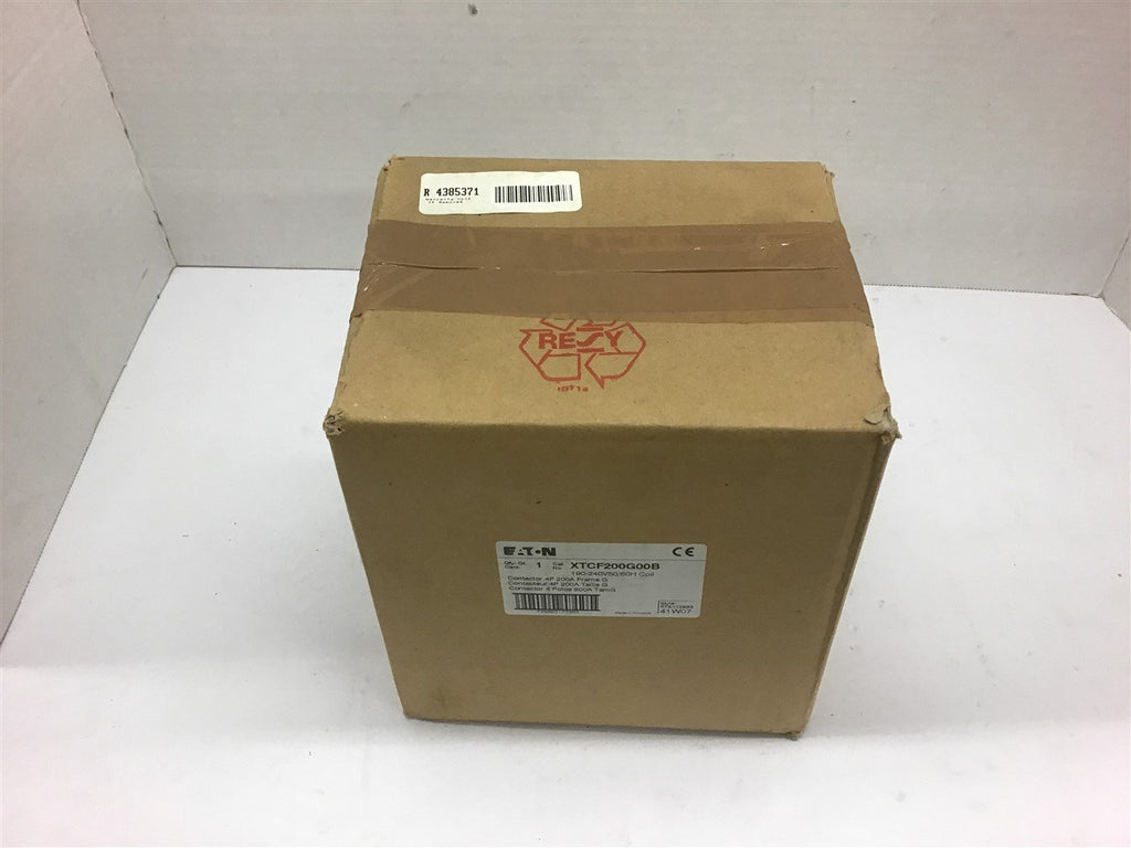 Eaton XTCF200G00B Contactor 240 V Coil 4 Pole 200 Amp
