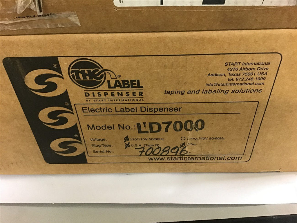 The Label Dispenser LD7000 110/115 Volts