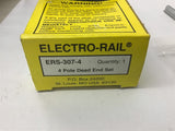 Electro-Rail ERS-307-4 4 Pole Dead End Set
