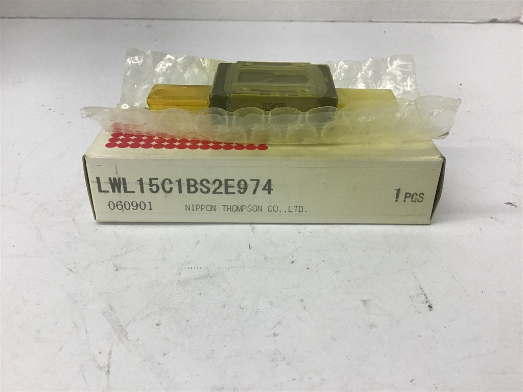 Nippon Thompson LWL15C1BS2E974 Guid Rail Bearing