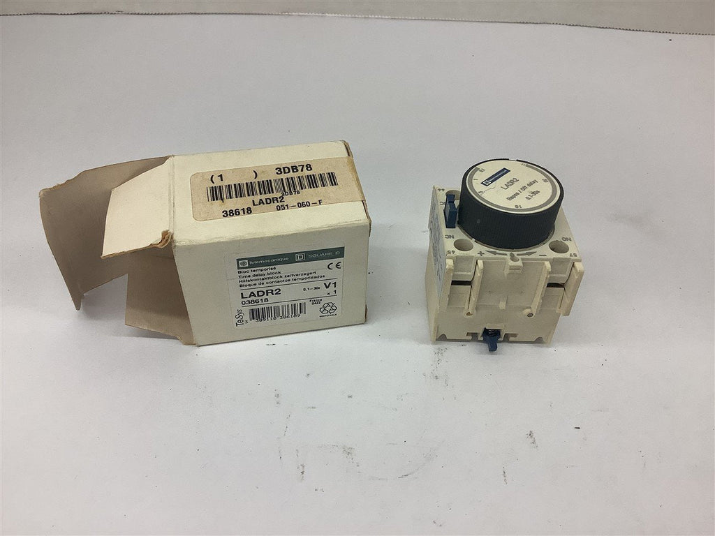 Telemecanique LADR2 Time Delay Block 0.1-30 S
