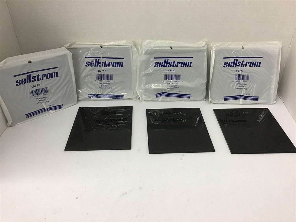 Sellstrom 16710 Infa-Guard 4 Shade Welding Plate 5-1/4"x4-1/2" Lot Of 7