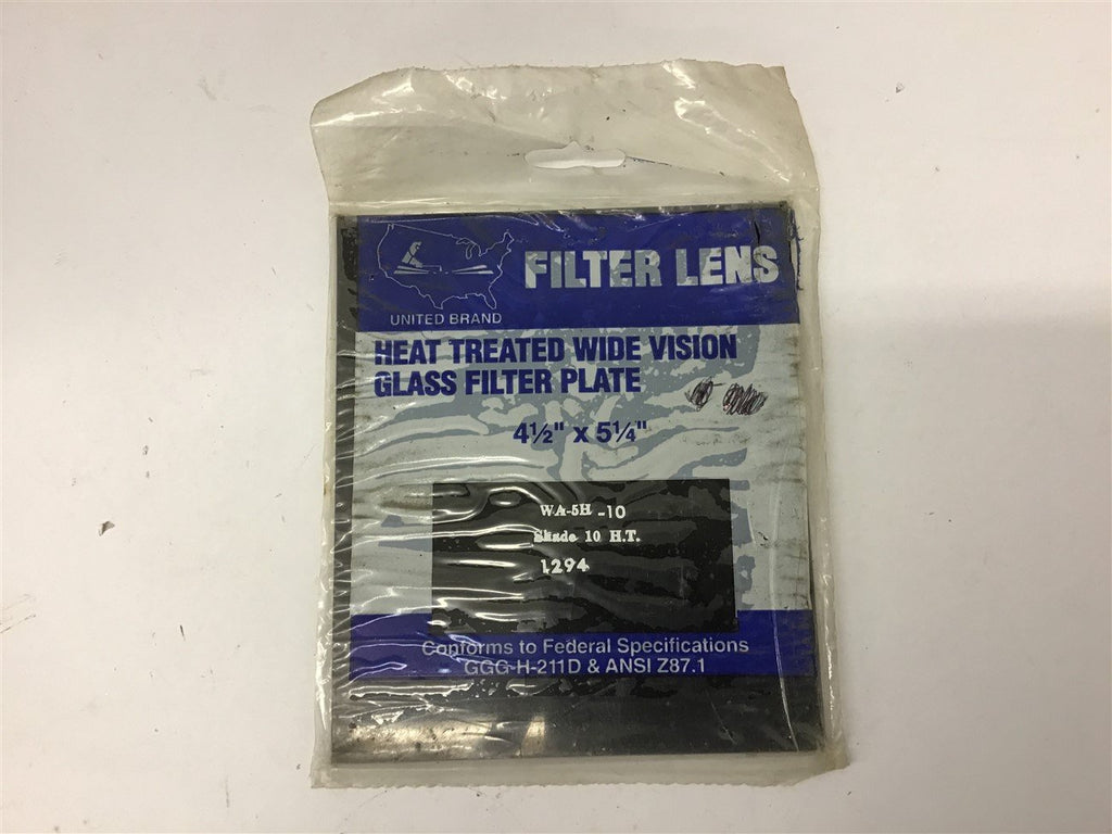 United Brand WA5H-10 Filter Lens Heat Treated Wide Vision Glass Filter Plate