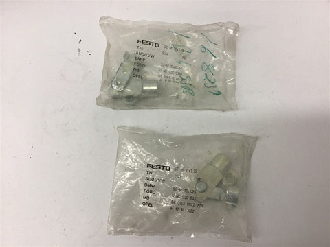 Festo SG-M 10X1.25 Piston Rod Lot Of 2