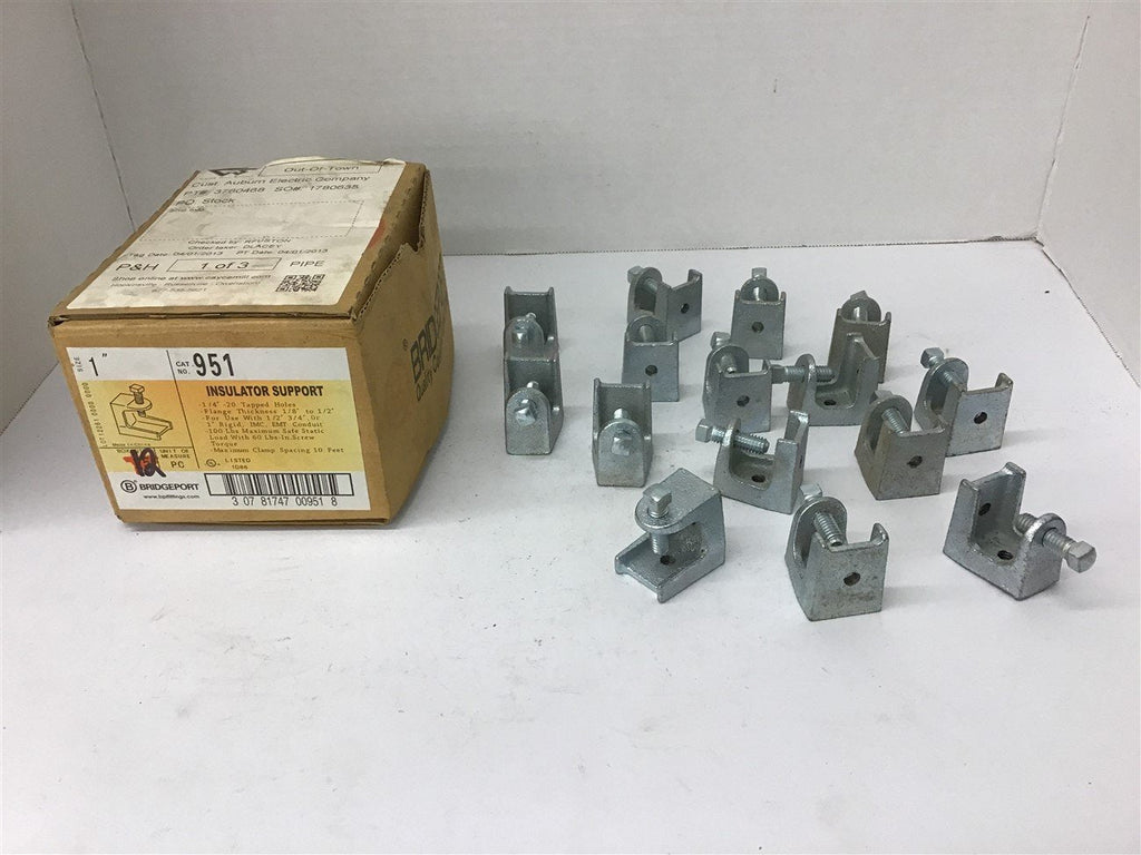 Bridgeport 951 1" Insulator support Lot Of 12