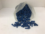 Flanged Plastic Wall Masonry Anchors #8 1" Long