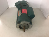 Reliance C56H3655M-TP 1 Hp AC Brake Motor 115/230 Volt 1800 Rpm 4P 56C Frame