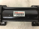 Hanna MS2-3A-NC-2.00-4.00-GAF1G Pneumatic Cylinder 250 PSI