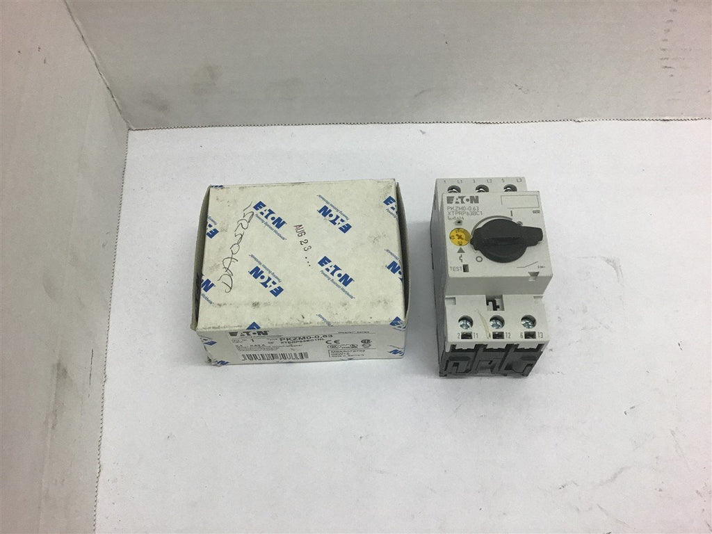 Eaton PKZM0-0.63 Manual Motor Protector Circuit Breaker