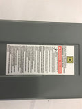 Square D 8911DPSG32V02 Enclosed Starter 600 Volts 120 volt coil