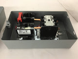 Square D 8911DPSG32V02 Enclosed Starter 600 Volts 120 volt coil