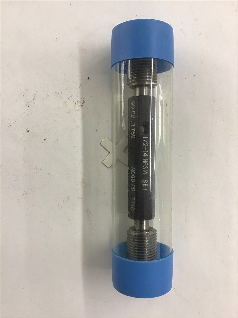 R&K Tool 1/2-14 NPSM Set Threaded Gage GO PD .7769 NOGO PD 7718