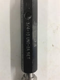 3/4-10 UNC-2A Set Threaded Plug Gage GP PD .6832 NOGO PD .6773