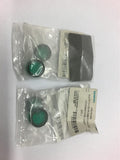Siemens 3SB1910-0DE Illuminated Pushbutton Green Lenses --Lot of 4