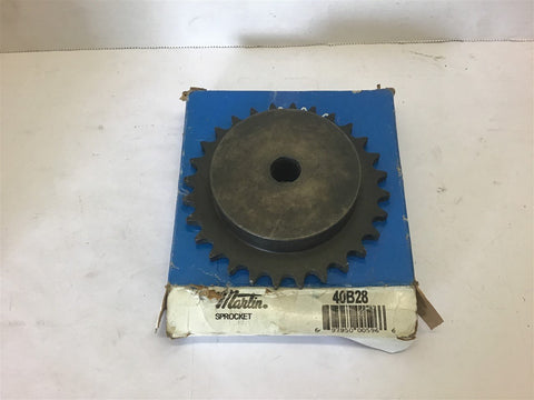 Martin 40B28 Sprocket 40 Chain 28 Teeth