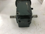 Grove Gear BMQ220-1 15:1 Ratio Left/Right Angle Gear Reducer 1.561 Input Hp