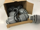 Topaz P472 3/4" Nonmetallic Liquid Tight Connectors Lot of 9