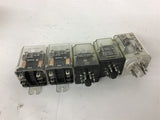 Lot of 5 assorted Relays