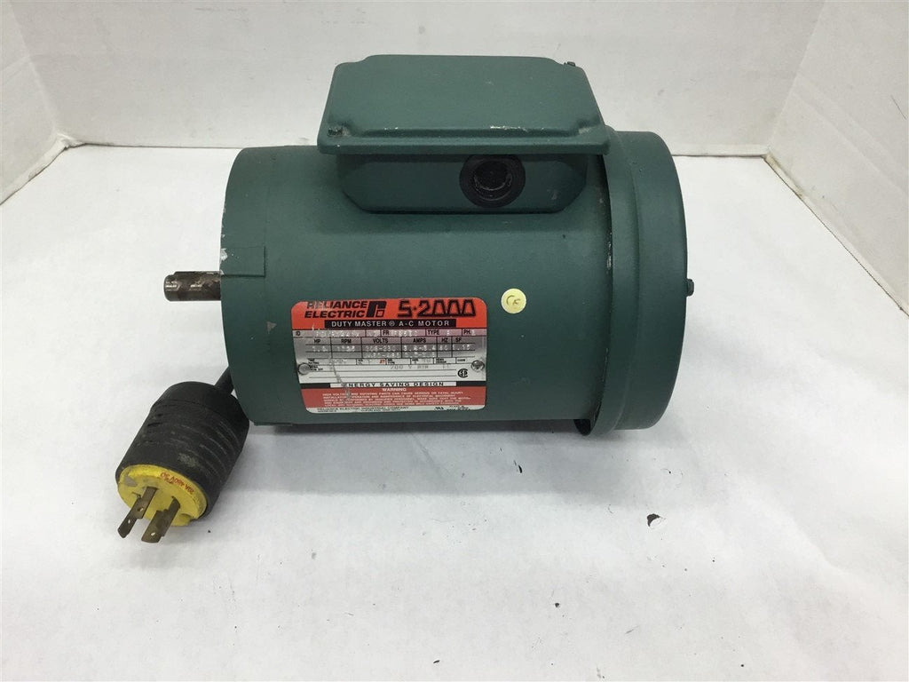 Reliance 1 HP AC Motor 208-230/460 Volts 1800 Rpm 56C Frame