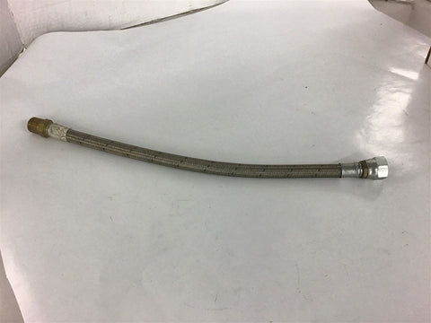 Braided Flex Hose 18" Long 3/16" ID