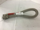32" long x 3/4" ID Braided Flex Hose