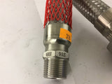 32" long x 3/4" ID Braided Flex Hose