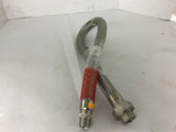 32" long x 3/4" ID Braided Flex Hose