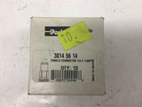 Parker 3014 56 14 Female Connector 1/4 x 1/4 NPT Lot of 10