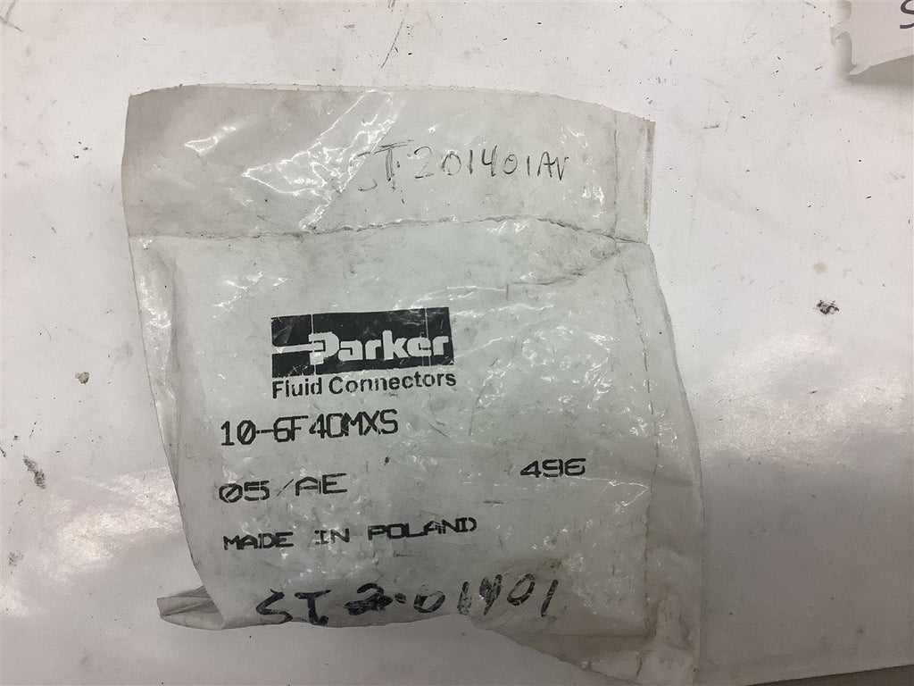 Parker 10-6F40MXS Fluid Connector Lot of 8