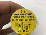 Turck BC20-K40SR-VP4X2 Sensor 10 - 65 VDC 200mA