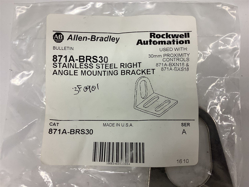 Allen-Bradley 871A-BRS30 Stainless Steel Right Angle Mounting Bracket