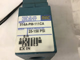 Mac 914A-PM-111CA 150 PSI Solenoid Valve PME-111CAAA 120 Volt 6.8 W