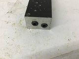 Pneumatic Manifold 4 1/4" Long x 3/4" Wide