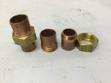 Copper Fittings Assorted Lot of 8