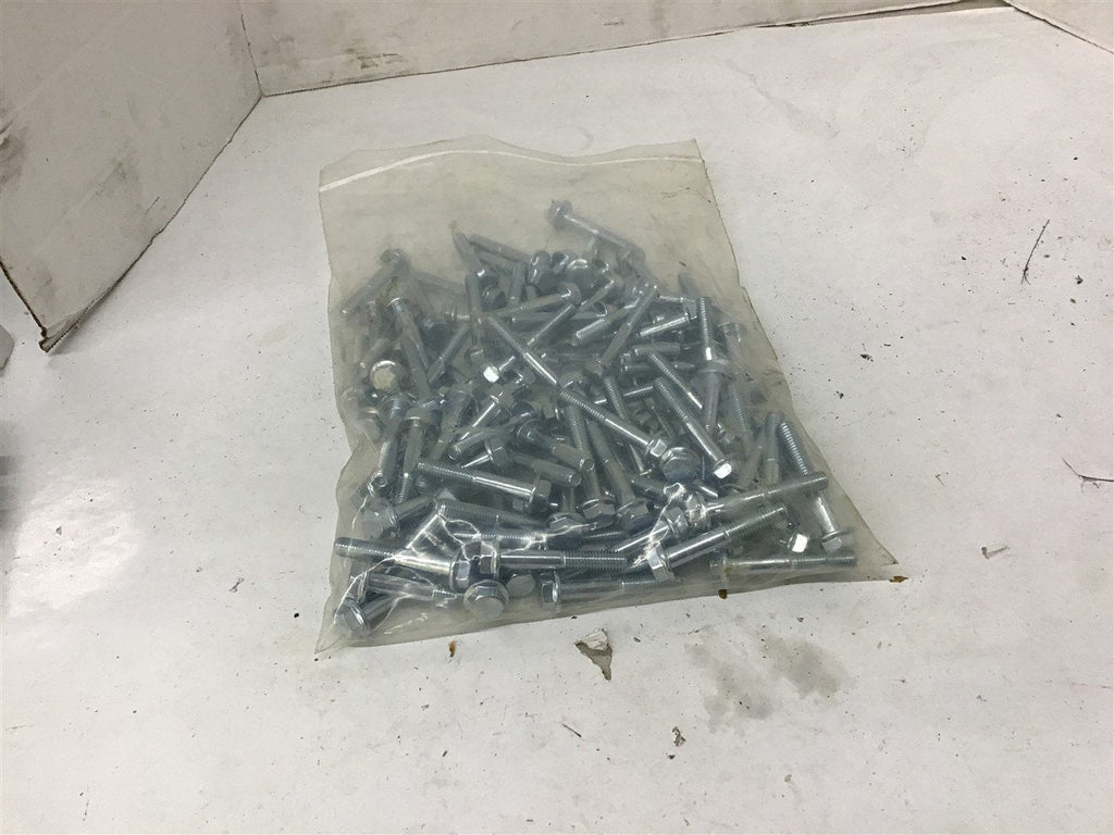 M8-1.25 x 50mm Zinc Finish DIN 6921 Class 8.8 Hex Flange Bolt lot of 100