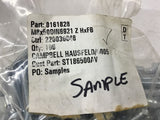 M8-1.25 x 50mm Zinc Finish DIN 6921 Class 8.8 Hex Flange Bolt lot of 100