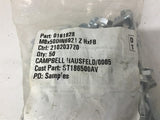 M8-1.25 x 50mm Zinc Finish DIN 6921 Class 8.8 Hex Flange Bolt lot of 50