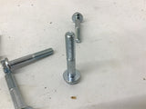 M8-1.25 x 50mm Zinc Finish DIN 6921 Class 8.8 Hex Flange Bolt lot of 50