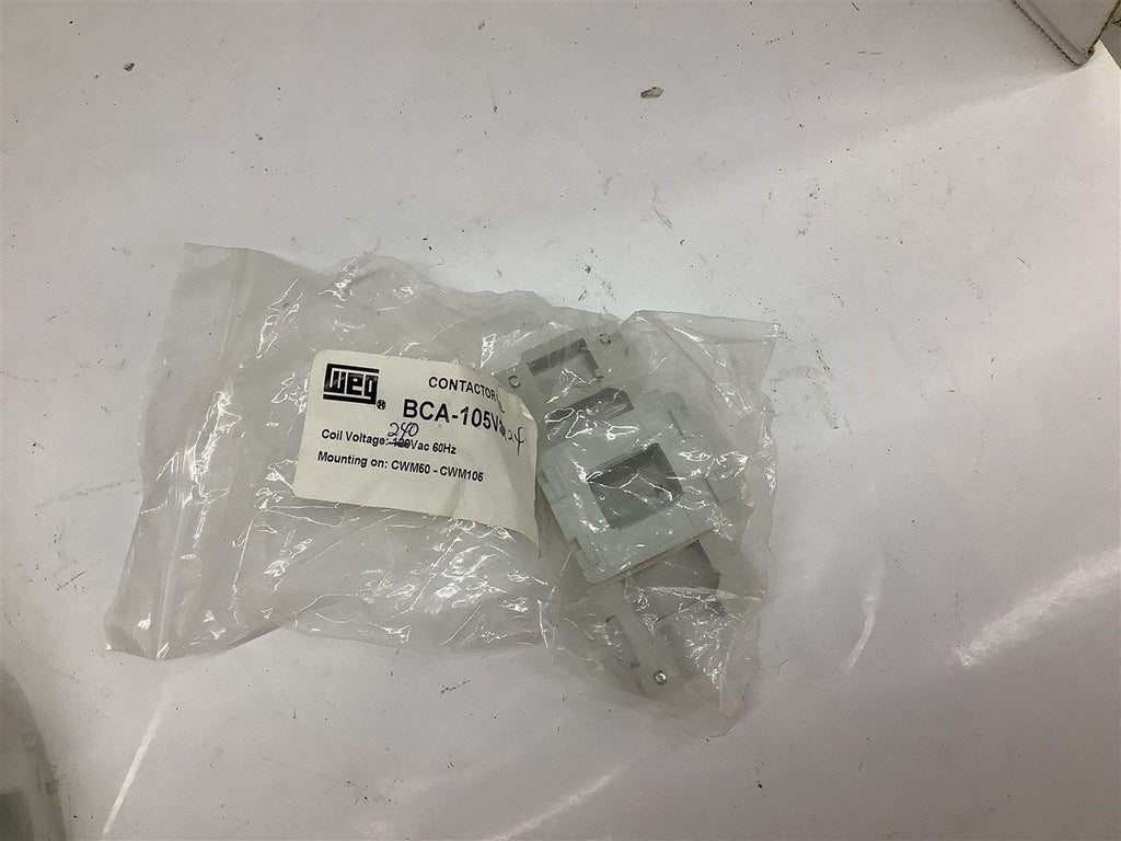 Weg BCA-105V24 Contactor Coil 240 Volts Lot of 2