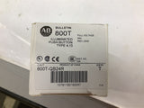 Allen-Bradley 800T-QB24R Illuminated Push Button 24 V