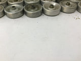 Conveyor Rollers 1 15/16" OD x 1/4" ID x 5/8" Width lot of 45