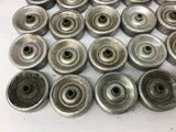 Conveyor Rollers 1 15/16" OD x 1/4" ID x 5/8" Width lot of 45