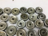 Conveyor Rollers 1 15/16" OD x 1/4" ID x 5/8" Width lot of 45