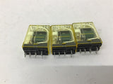 Idec RH1B-U AC120V Relay Lot of 3