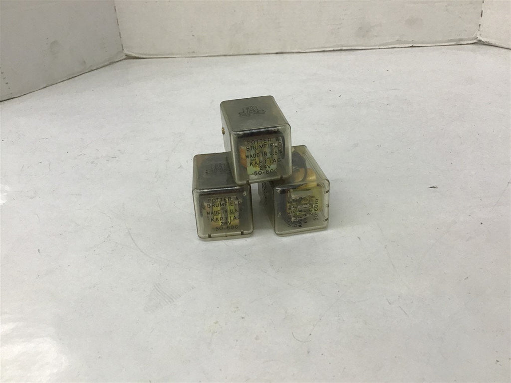 Potter & Brumfield KAP1AG Relay Lot of 3