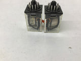 OMRON MK3P5-S 250VAC 10 Amp Relay Lot of 2